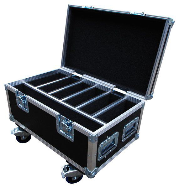 6 Way Slim Par Can Flight Case